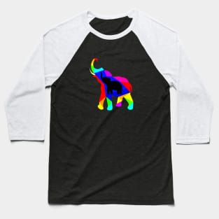 Colorful elephant Baseball T-Shirt